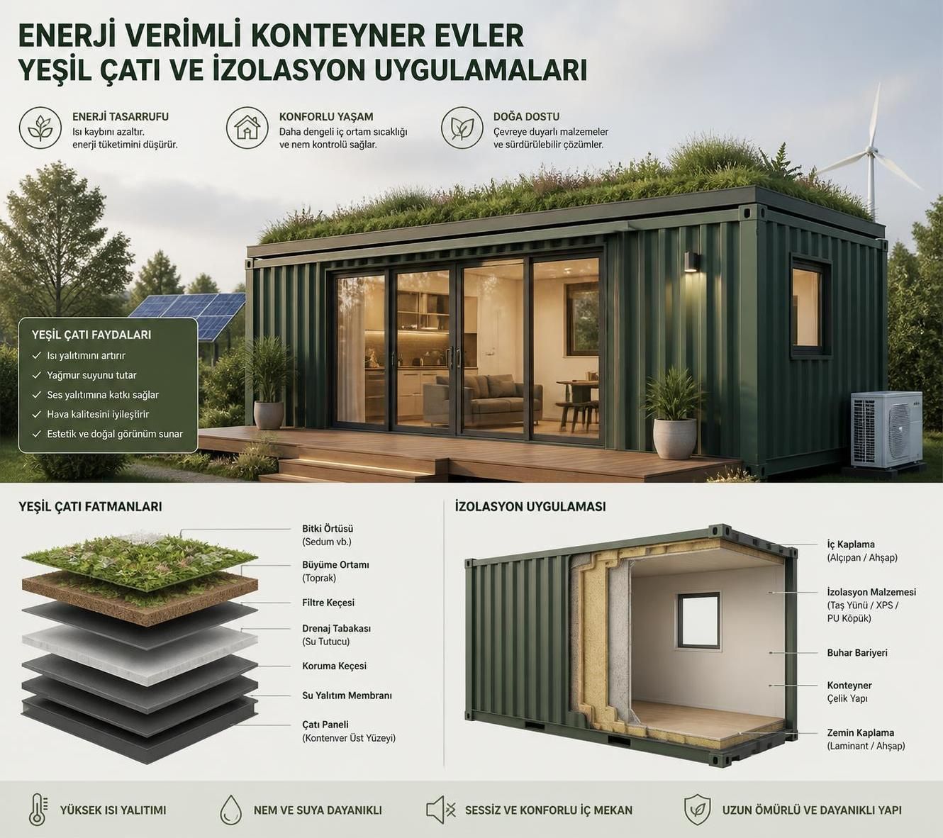 konteyner evlerin avantajları, ekonomik ve çevre dostu yaşam alanları sunması ile öne çıkar. dayanıklı yapısı ve hızlı inşası sayesinde modern yaşam için ideal çözümler sağlar.