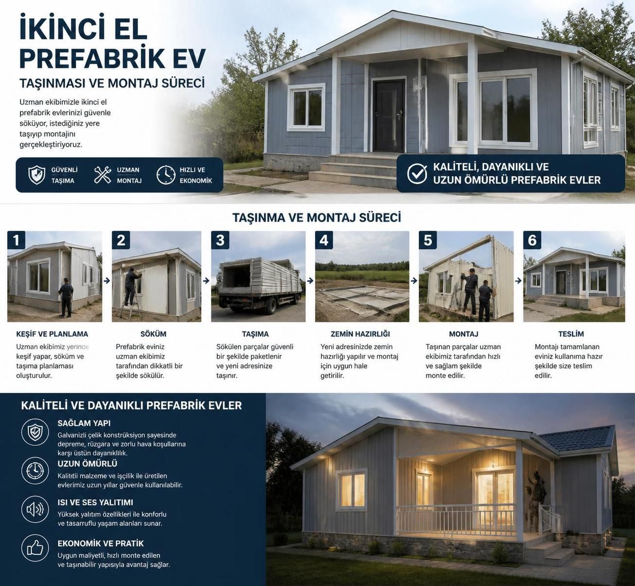 ucuz ve kaliteli 2 el prefabrik evlerde dikkat edilmesi gereken önemli noktalar ve ipuçları hakkında bilgi edinin.