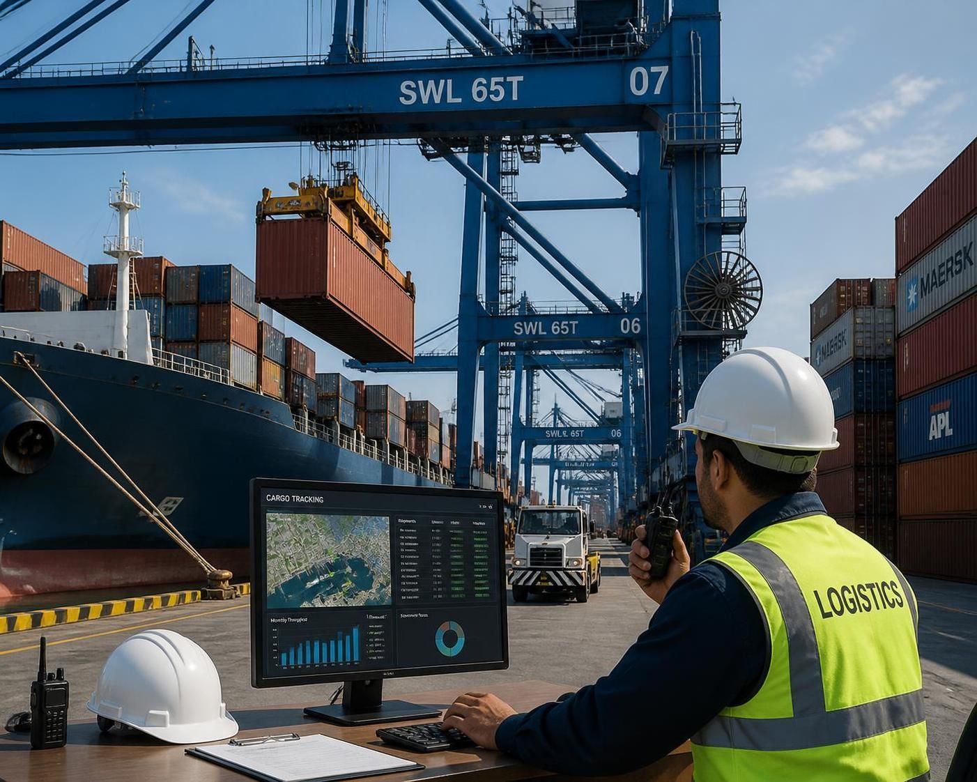 safiport konteyner sorgulama ile yük takibini kolaylaştırın ve gönderilerinizi anlık olarak takip edin. hızlı, güvenilir ve kullanıcı dostu konteyner izleme hizmeti.