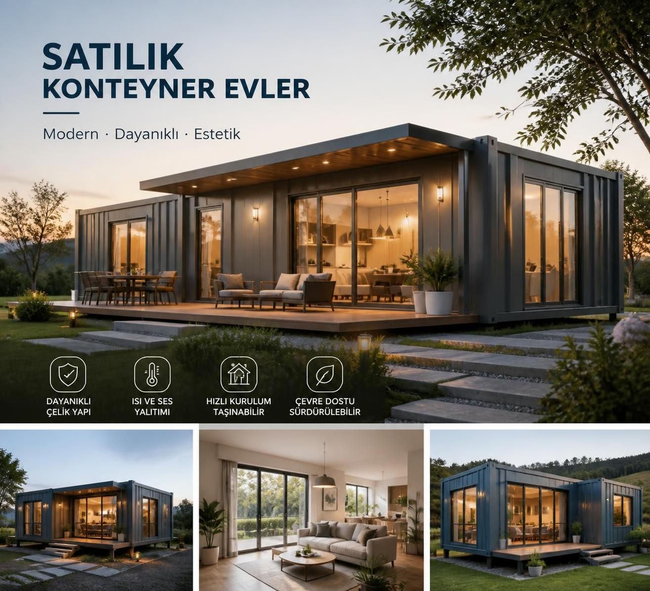 satılık konteyner evler: uygun fiyatlı, dayanıklı ve hızlı teslimatlı modern yaşam alanları. hemen keşfedin, hayalinizi gerçeğe dönüştürün!